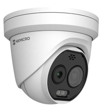 Hikvision HM-TD1228-2/G1/T3A IP hő- (256x192) 90°x65,4° és láthatófény (5 MP) kamera, -20°C-150°C
