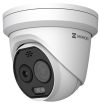 Hikvision HM-TD1228-3/G1/T3A IP hő- (256x192) 50°x37,3° és láthatófény (5 MP) kamera, -20°C-150°C