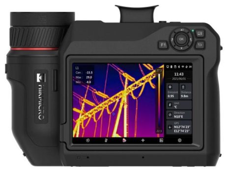 HIKMICRO HM-TP96H-Q/W-SP60H-L8 Hordozható thermográfiai kamera, 640x480, 8°x6°, 5" érintő kijelző, -40°C–2200°C, wifi