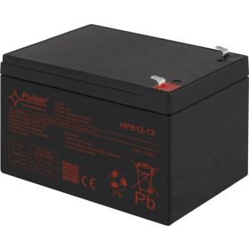  Pulsar HPB12-12 Akkumulátor 12V 12 Ah, HPB széria, T2 (F2) csatlakozó