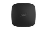   Ajax HUB-2-4G-BLACK Hub 2 vezeték nélküli riasztóközpont, 4G, 3G, 2G és Ethernet, riasztás kiegészítése képpel, fekete