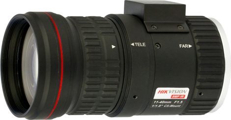 Hikvision HV1140D-8MPIR 8 MP 11-40 mm varifokális objektív, CS 1/1.8", IR-korrigált