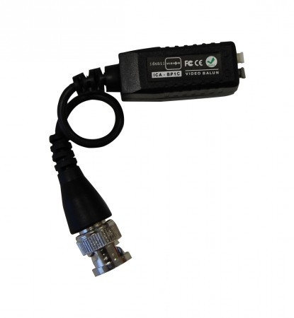 ICA-BP1C, 1 csatornás passzív video balun, analóg kamerákhoz