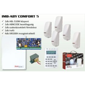   Inim IMB-ABY COMFORT 5  Inim riasztó szett ABL-510M-KIT + fémdoboz + trafó+ 5 db IMB-XIR200H