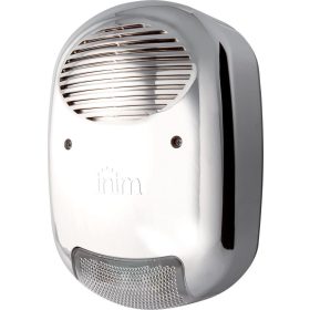   Inim IMB-IVY/BM  Kültéri hang-fényjelző, akkus, buszos SmartLiving v3 központokhoz, króm színű,109 dB