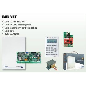  Inim IMB-NET  Inim riasztóközpont szett, IMB-SL-515 központ + IMB-NCODE/GB + IMB-S.LAN/Si