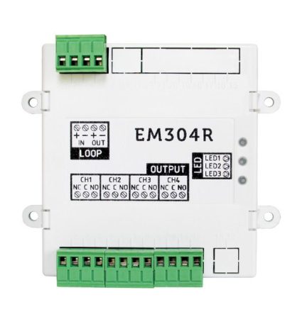 Inim IMT-EM304R  4 relé kimenettel rendelkező Inim modul