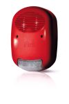  Inim IMT-IVY-R  Hang-és fényjelző, akkus., kültéri, piros, tűzjelző rendszerhez, 103db/3m