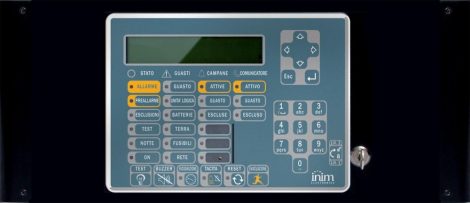 Inim IMT-SLE/LCD-RK  Külső kezelőegység, 19"-os rack szekr. szerelhető