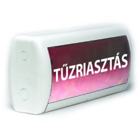   Inim IMT-TAOAB10  Veszély jelző tábla, kétoldalas, akkus hang-fényjelző