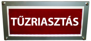 Inim IMT-TAOFLAT  Veszély jelző tábla, süllyesztett hang-fényjelző