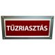Inim IMT-TAOFLAT  Veszély jelző tábla, süllyesztett hang-fényjelző