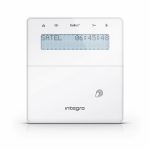   Satel INT-KWRL2-W Vezeték nélküli LCD kezelő INTEGRA központokhoz, kártyaolvasóval és lenyíló billentyűzetvédővel