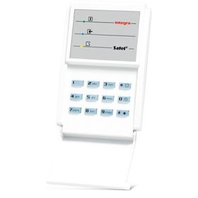  Satel INT-SZ-BL Kódzár INTEGRA központokhoz, lenyíló billentyűzetvédővel, kék háttérfény