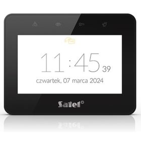   Satel INT-TSG2R-B 4,3" érintőképernyős kezelő, fekete, Mifare hitelesítés