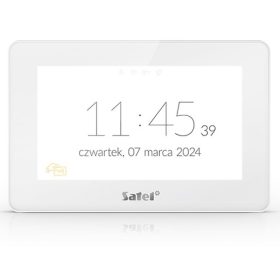   Satel INT-TSH2R-W 7" érintőképernyős kezelő, fehér, Mifare hitelesítés