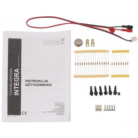   Satel INTEGRA 64 16-64 zónás riasztóközpont-alaplap, 32 partíció, 16-64 kimenet, telefonkommunikátor, 3 A tápegység