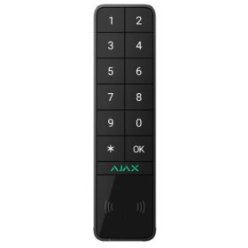   Ajax KEYPAD-OUTDOOR-BLACK Keypad Outdoor kültéri kezelő kártyaolvasóval, fekete