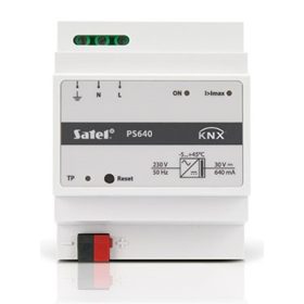   Satel KNX-PS 640 Tápegység KNX automatizálási rendszerhez, 28-30 VDC kimenet