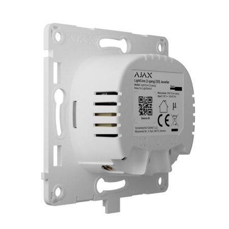 Ajax LIGHTCORE-2GANG LightCore relé, 2 gomb