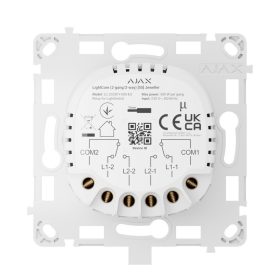   Ajax LIGHTCORE-2WAY-2GANG LightCore relé, alternatív, 2 gomb