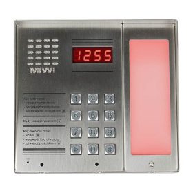   MATIBUS SE MA1062/106D, társasházi kaputelefon, digitális kültéri hívómodul billentyűzettel