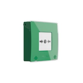   Ajax MANUAL-CALL-POINT-GREEN Manual Call Point vezeték nélküli kézi jelzésadó Ajax rendszerekhez, zöld