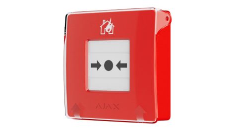 Ajax MANUAL-CALL-POINT-RED Manual Call Point vezeték nélküli kézi jelzésadó Ajax rendszerekhez, piros