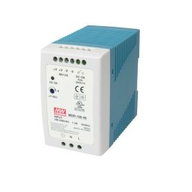   Mean Well MDR-100-48 Ipari tápegység, 48V, 2A, 96W, DIN sínre szerelhető