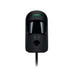   Ajax MOTIONCAM-FIBRA-BLACK MotionCam PIR mozgásérzékelő beépített kamerával, riasztás kiegészítése képpel, fekete