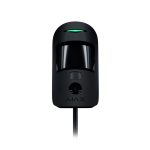   Ajax MOTIONCAM-FIBRA-BLACK MotionCam PIR mozgásérzékelő beépített kamerával, riasztás kiegészítése képpel, fekete