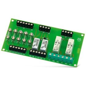 Satel MP-1 Relé modul (4 relé), 5 biztosíték
