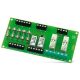 Satel MP-1 Relé modul (4 relé), 5 biztosíték