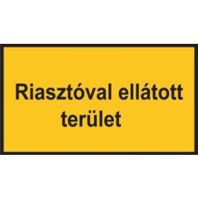 Tábla, MRET0301S, figyelmeztető riasztós MATRICA