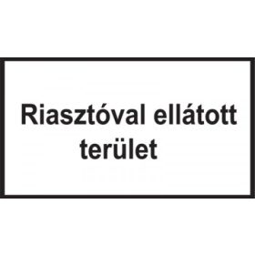 Tábla, MRET0302F, figyelmeztető riasztós MATRICA