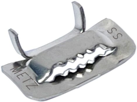 Metz MZ19 - 100 db Záró, M19R rögzítő szalaghoz, 19,05 mm széles, 100 db/csomag