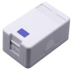   Nestron NBN-KEY-11U-S Keystone fali aljzat, felületre szerelhető, 1 portos, árnyékolatlan, 90°/180° keystone kompatibilis