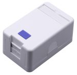   Nestron NBN-KEY-11U-S Keystone fali aljzat, felületre szerelhető, 1 portos, árnyékolatlan, 90°/180° keystone kompatibilis