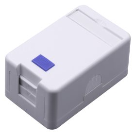   Nestron NBN-KEY-11U-S Keystone fali aljzat, felületre szerelhető, 1 portos, árnyékolatlan, 90°/180° keystone kompatibilis
