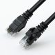 Nestron NCN-P1C6AU-025CBK UTP patch kábel, Cat6A, réz, fekete, 0,25 m