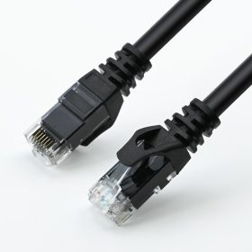   Nestron NCN-P1C6AU-2CBK UTP patch kábel, Cat6A, réz, fekete, 2 m