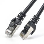   Nestron NCN-P1C6SF-025CLSBK S/FTP patch kábel, Cat6, LSOH/LSZH, réz, fekete, 0,25 m
