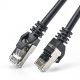Nestron NCN-P1C6SF-1CLSBK S/FTP patch kábel, Cat6, LSOH/LSZH, réz, fekete, 1 m