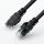 Nestron NCN-P1C6U-025CBK UTP patch kábel, Cat6, réz, fekete, 0,25 m