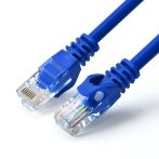   Nestron NCN-P1C6U-025CBL UTP patch kábel, Cat6, réz, kék, 0,25 m