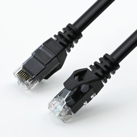 Nestron NCN-P1C6U-5CBK UTP patch kábel, Cat6, réz, fekete, 5 m