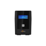   NJOY Szünetmentes 850VA - Cadu 850 (2 Schuko, line-interaktív, USB menedzsment, RJ11/45 vonalvédelem(1Gb/s), fekete)
