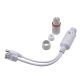 Nestron NOS-11E-12D-W 12V PoE splitter, PoE bemenet / 12VDC+10/100 Ethernet kimenet, max. 30W, IP67