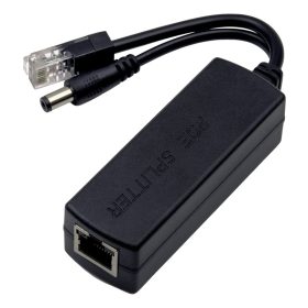   Nestron NOS-11E-12D 12V PoE splitter, PoE bemenet / 12VDC+10/100 Ethernet kimenet, max. 30W