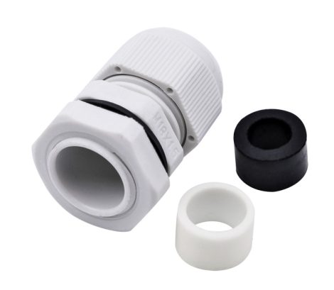 Nestron NPN-CG1-M18X15 Tömszelence, M18x1.5, 4-8mm és 10-16mm gyűrűvel, IP68